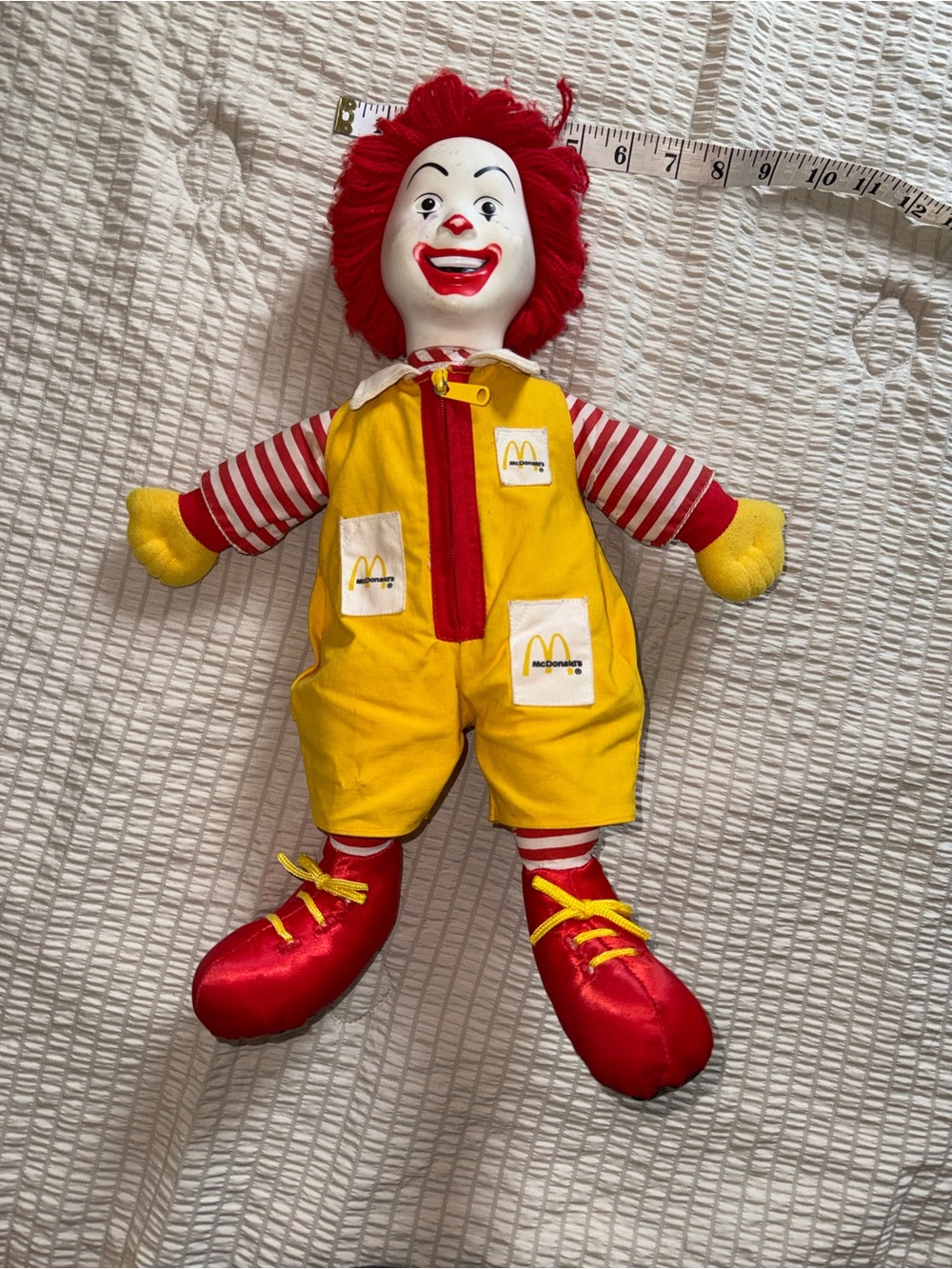 Vintage 1997 Ronald McDonald Stuffed Clown Doll